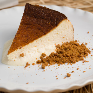 Cheesecake doux avec biscuit Lotus