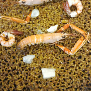 Paella de fruits de mer